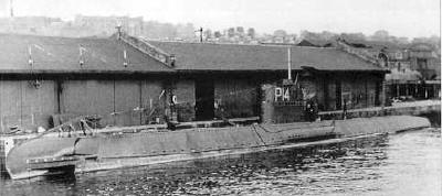O 14 lying on the north wall of Camperdown Dock in Dundee.
