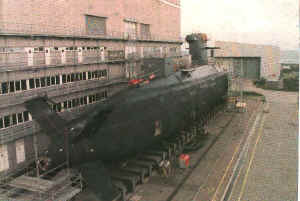 Walrus (2) at the Den Helder Navy Yard, late 2000. (Photo: © Michel van Zwieten).