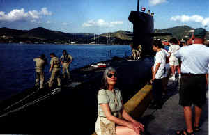 Walrus (2) visits St. Croix., 14 Apr 1999. (Photo: © Linda Lampe)