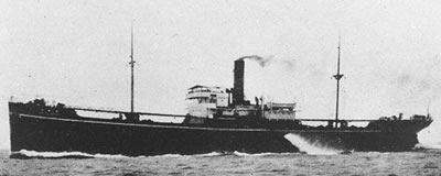 The Japanese freighter ss Akita Maru. Date and place unknown.